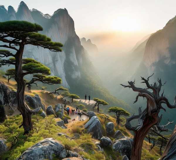 黄山奇境，登临仙境，探秘奇松怪石之旅