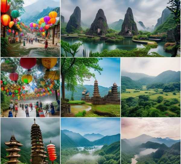 巴山蜀水探秘之旅，城口县多彩景区全景扫描