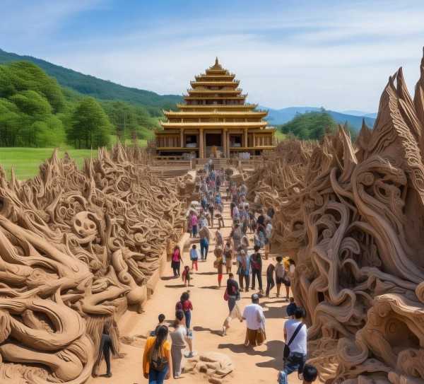 根雕艺术与文化之旅，揭秘开化根宫佛国文化旅游景区