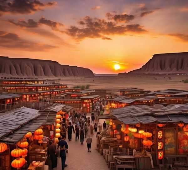 丝路奇观，甘肃旅游景区风情之旅