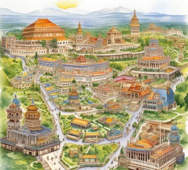 寻古探幽，皇城风光旅游路线图全解析