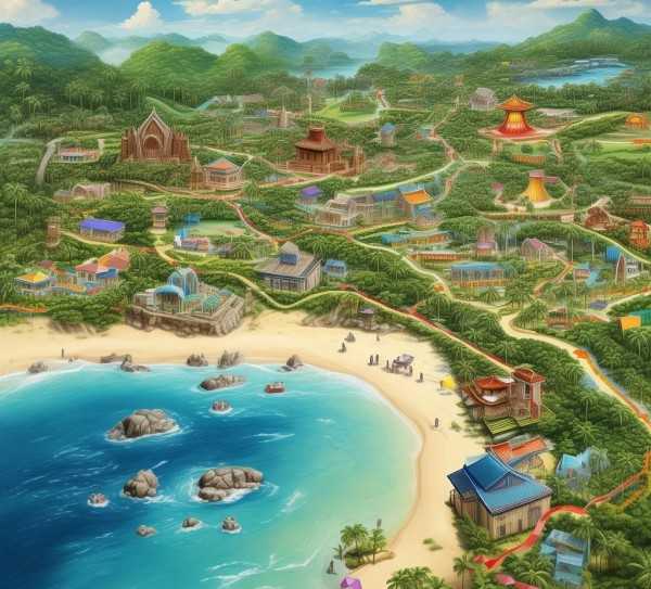 三亚热带探秘之旅，定制版旅游路线图